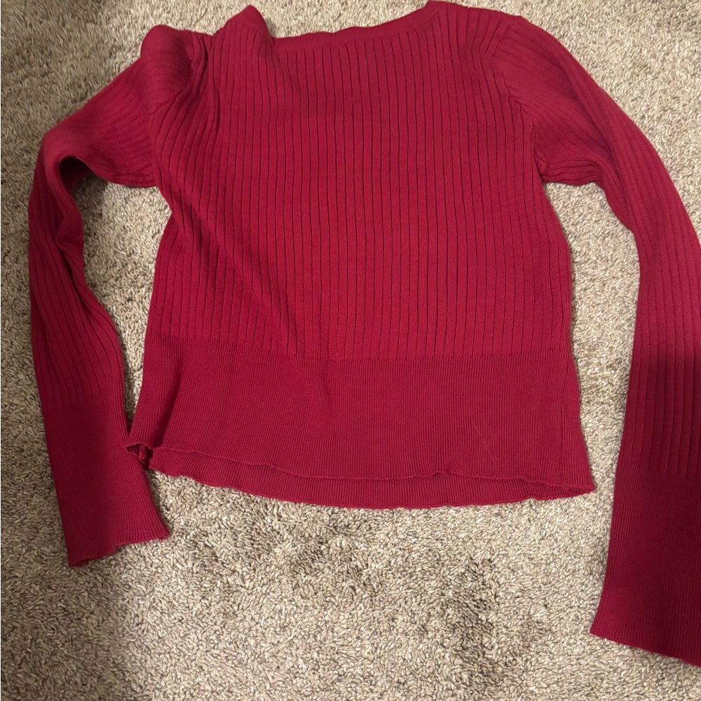 Women's Red Sweater